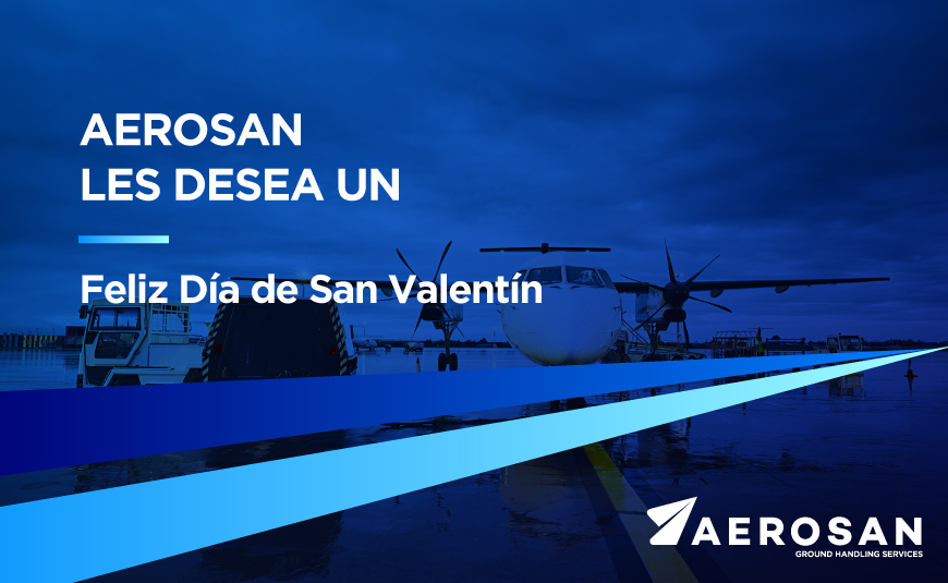 Feliz día de San Valentín les desea Aerosan