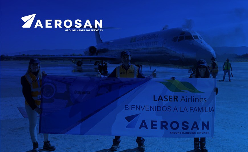 Aerosan prestará servicios a Laser Airlines
